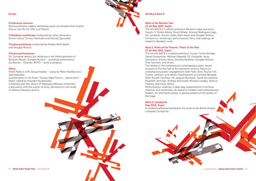 Back2 Sopot Poetry Theatre Conference and Festival 2011