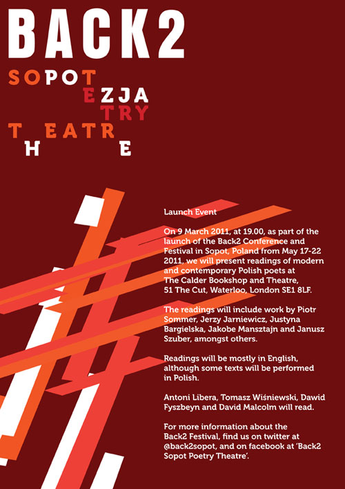 Back2 Sopot Poetry Theatre Conference and Festival 2011